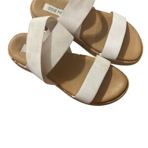 Steve Madden White Gladiator Women's Sandals 7
